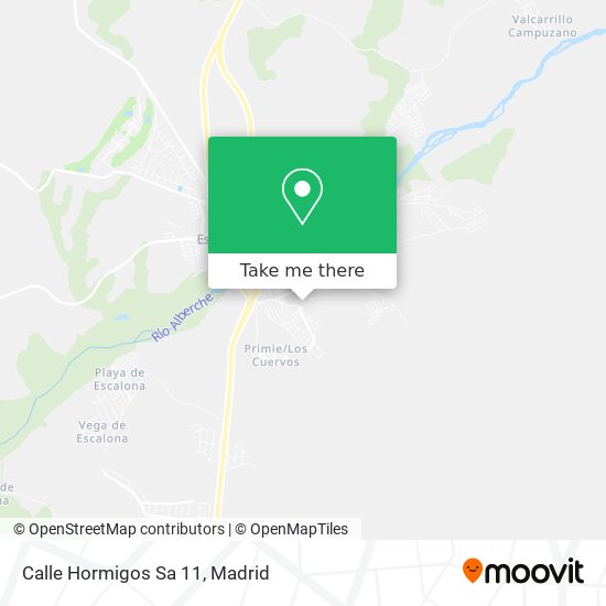 mapa Calle Hormigos Sa 11