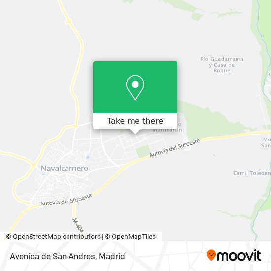Avenida de San Andres map