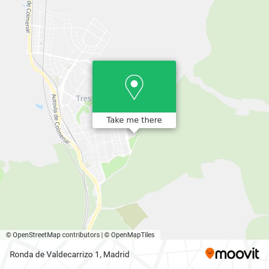 Ronda de Valdecarrizo 1 map