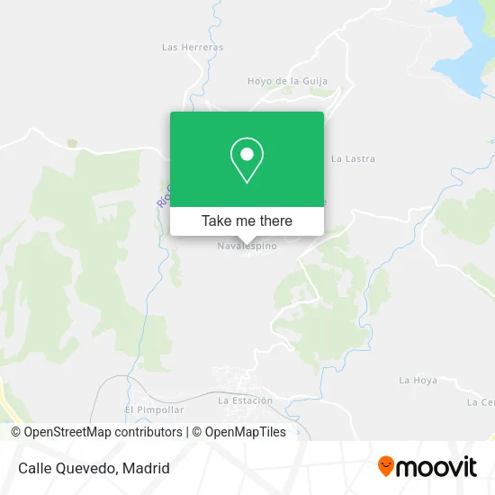 Calle Quevedo map