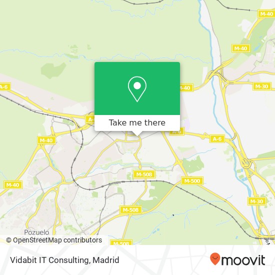 mapa Vidabit IT Consulting