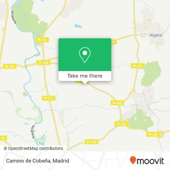 Camino de Cobeña map