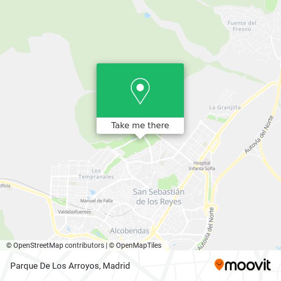 Parque De Los Arroyos map