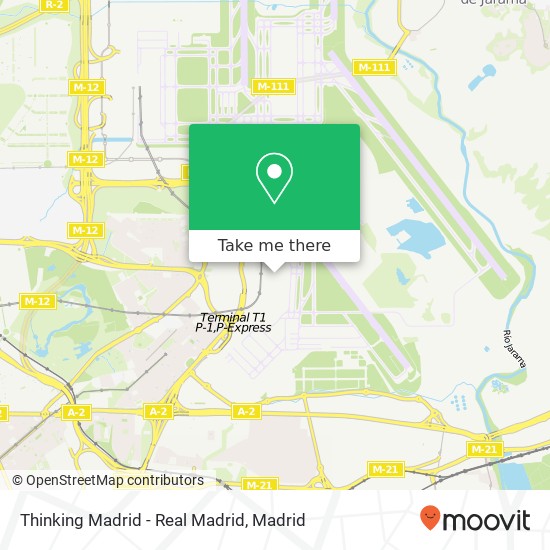 Thinking Madrid - Real Madrid map