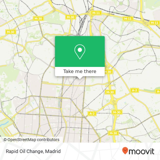 Rapid Oil Change map