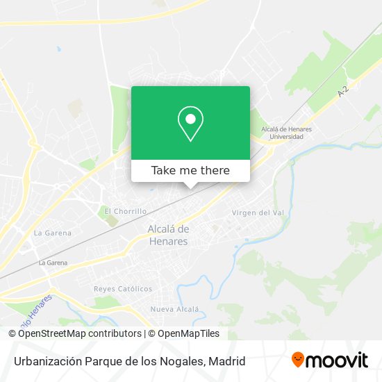 mapa Urbanización Parque de los Nogales