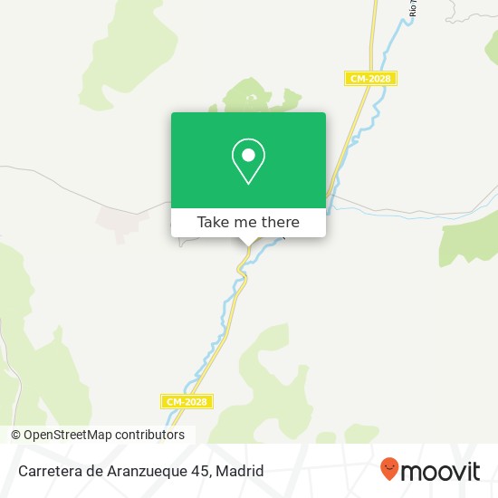 mapa Carretera de Aranzueque 45