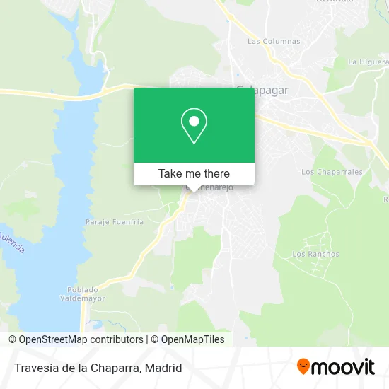 Travesía de la Chaparra map