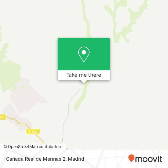 Cañada Real de Merinas 2 map