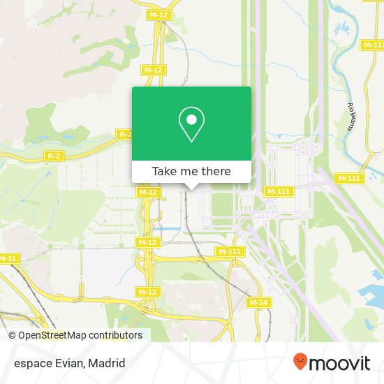 espace Evian map