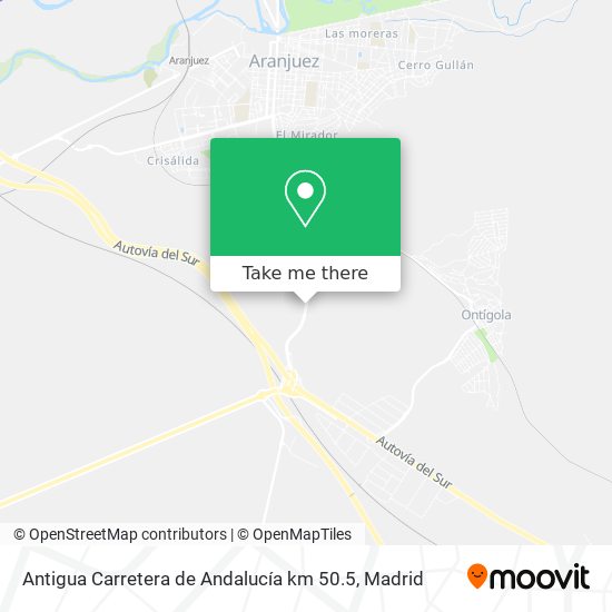 Antigua Carretera de Andalucía km 50.5 map