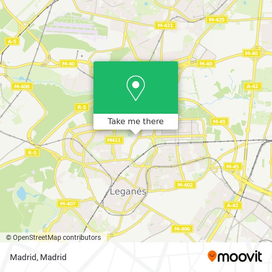 Madrid map