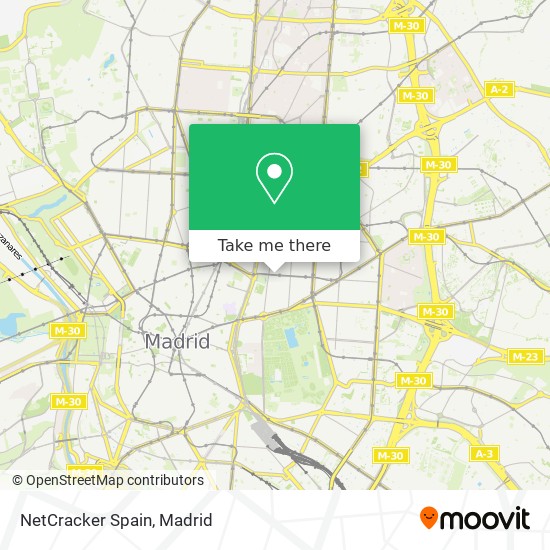 NetCracker Spain map