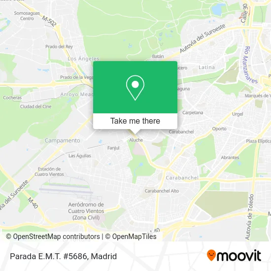 Parada E.M.T. #5686 map