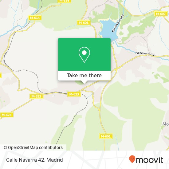 mapa Calle Navarra 42