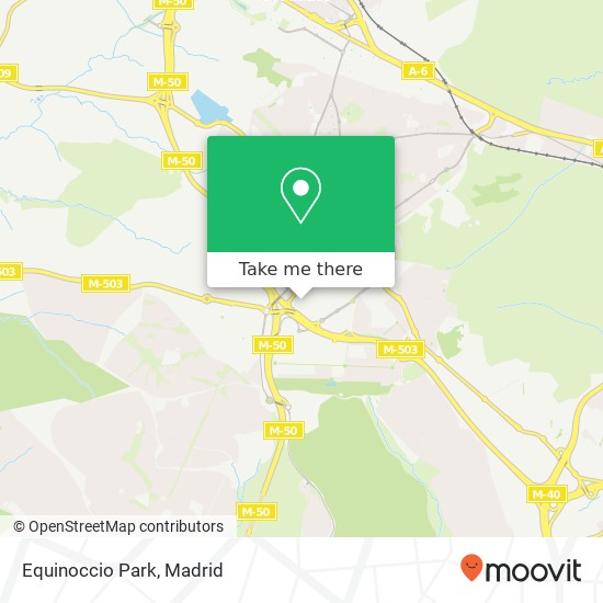 Equinoccio Park map