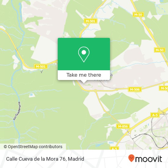 Calle Cueva de la Mora 76 map