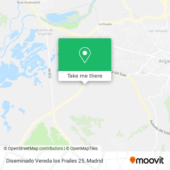 Diseminado Vereda los Frailes 25 map