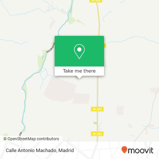 Calle Antonio Machado map