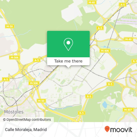 mapa Calle Moraleja