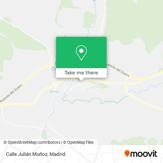 Calle Julián Muñoz map