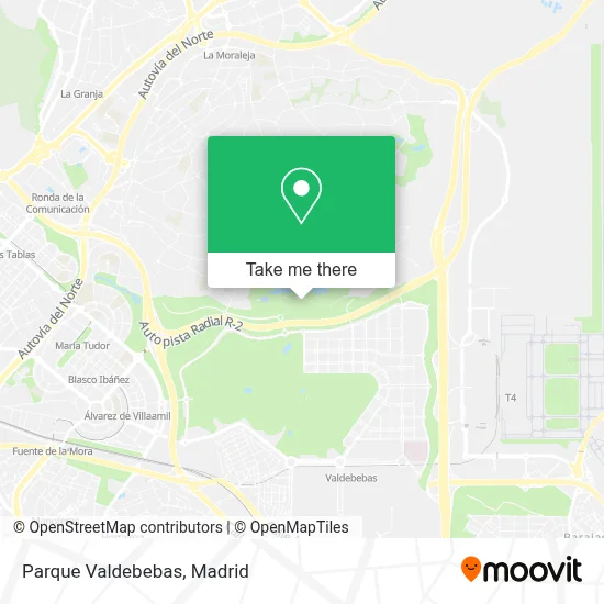Parque Valdebebas map