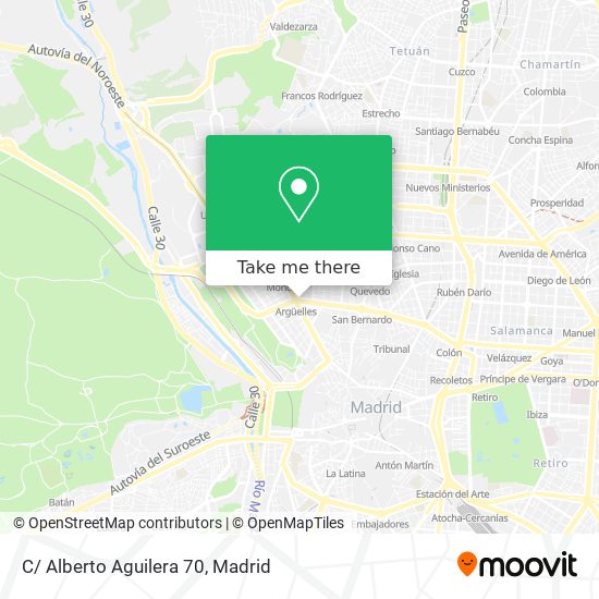 C/ Alberto Aguilera 70 map