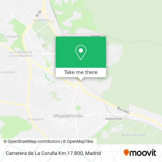 Carretera de La Coruña Km.17.800 map