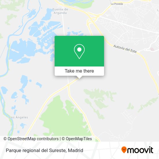 Parque regional del Sureste map