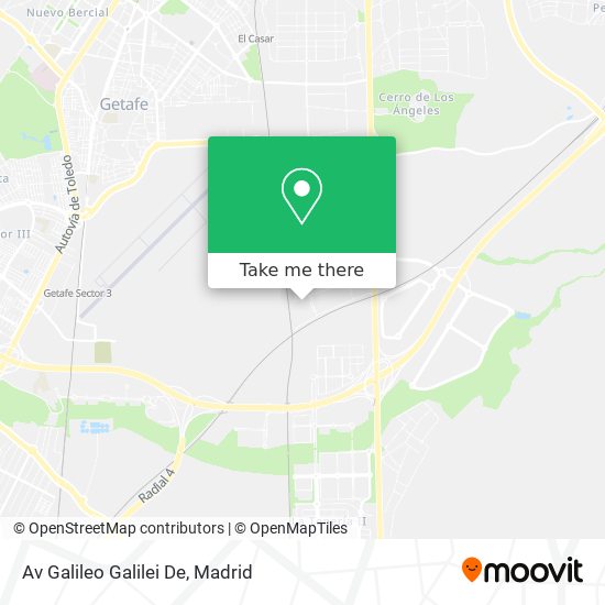 Av Galileo Galilei De map