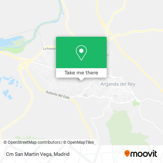 Cm San Martin Vega map