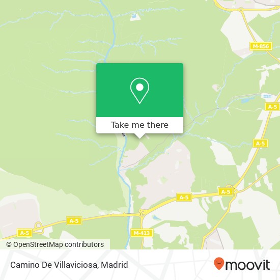 Camino De Villaviciosa map