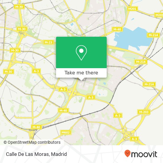 mapa Calle De Las Moras