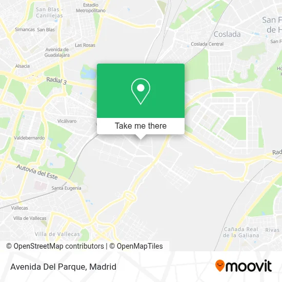 Avenida Del Parque map