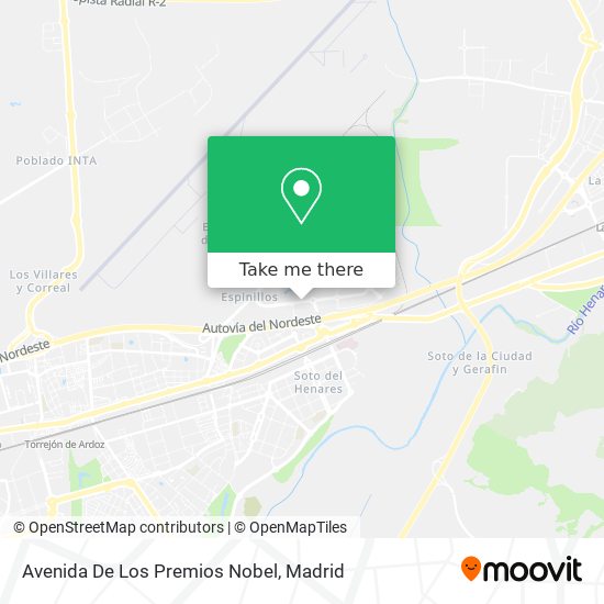 Avenida De Los Premios Nobel map
