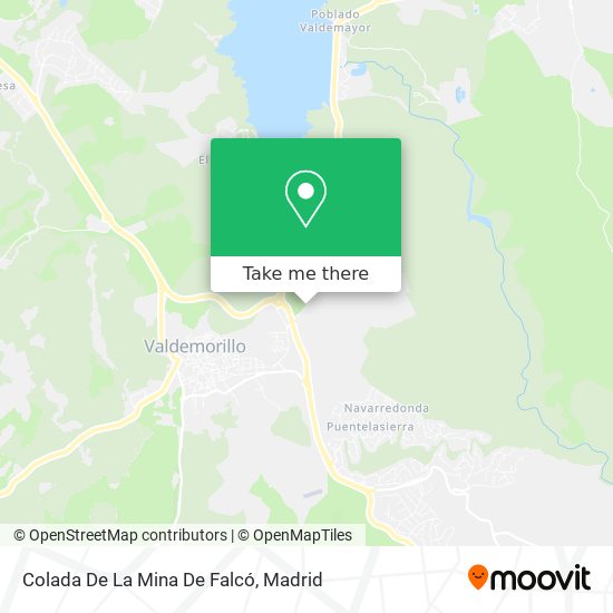 Colada De La Mina De Falcó map