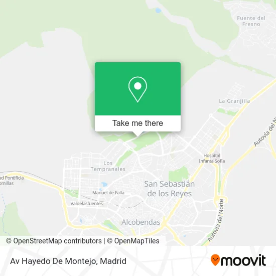 Av Hayedo De Montejo map