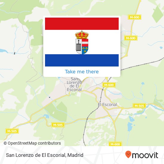 San Lorenzo de El Escorial map