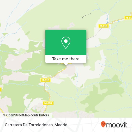 Carretera De Torrelodones map