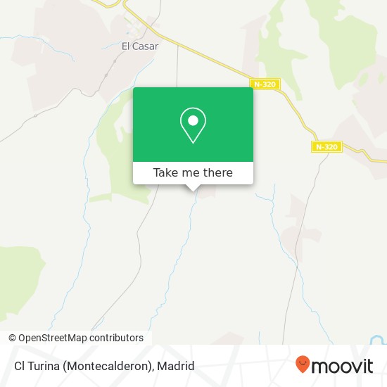 mapa Cl Turina (Montecalderon)