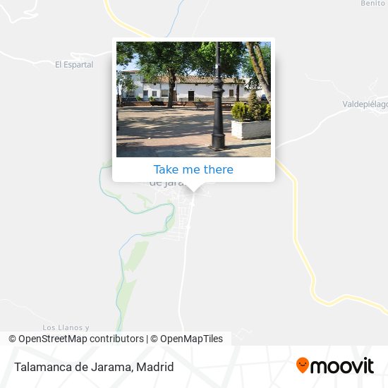 Talamanca de Jarama map