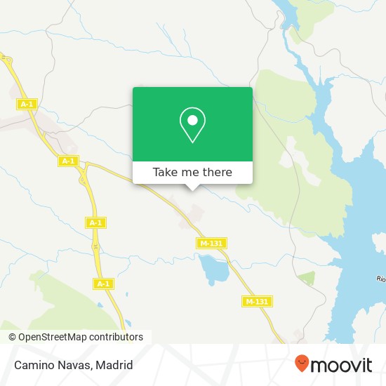 Camino Navas map