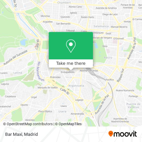 mapa Bar Maxi