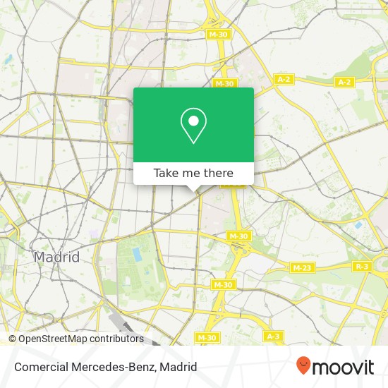 Comercial Mercedes-Benz map