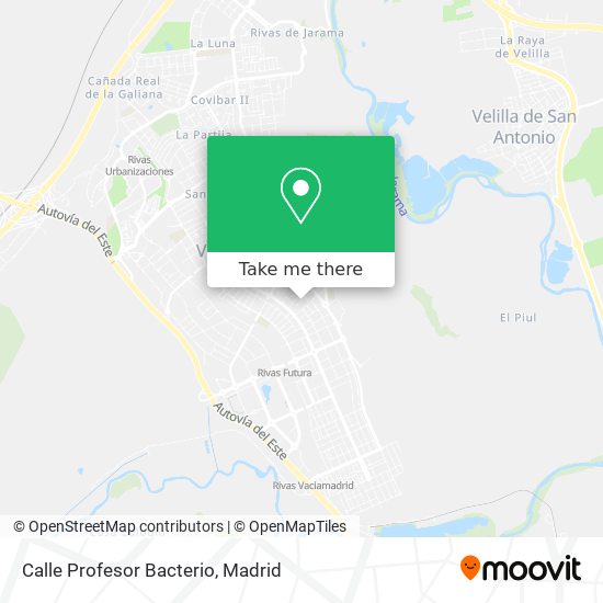 Calle Profesor Bacterio map