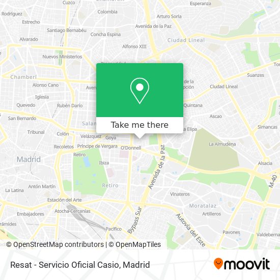 Resat - Servicio Oficial Casio map