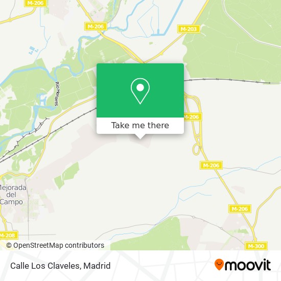 mapa Calle Los Claveles