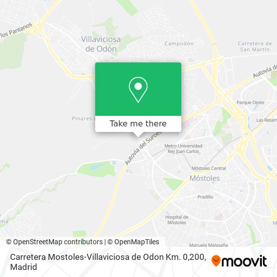 Carretera Mostoles-Villaviciosa de Odon Km. 0,200 map