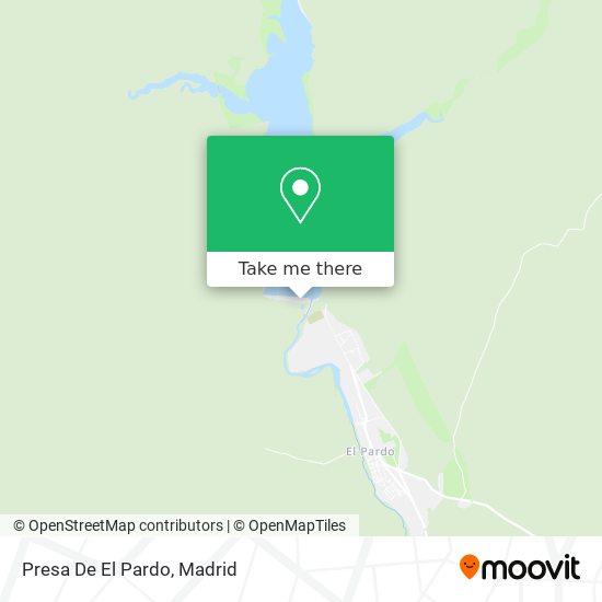 Presa De El Pardo map