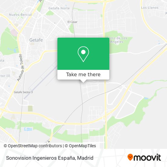 Sonovision Ingenieros España map